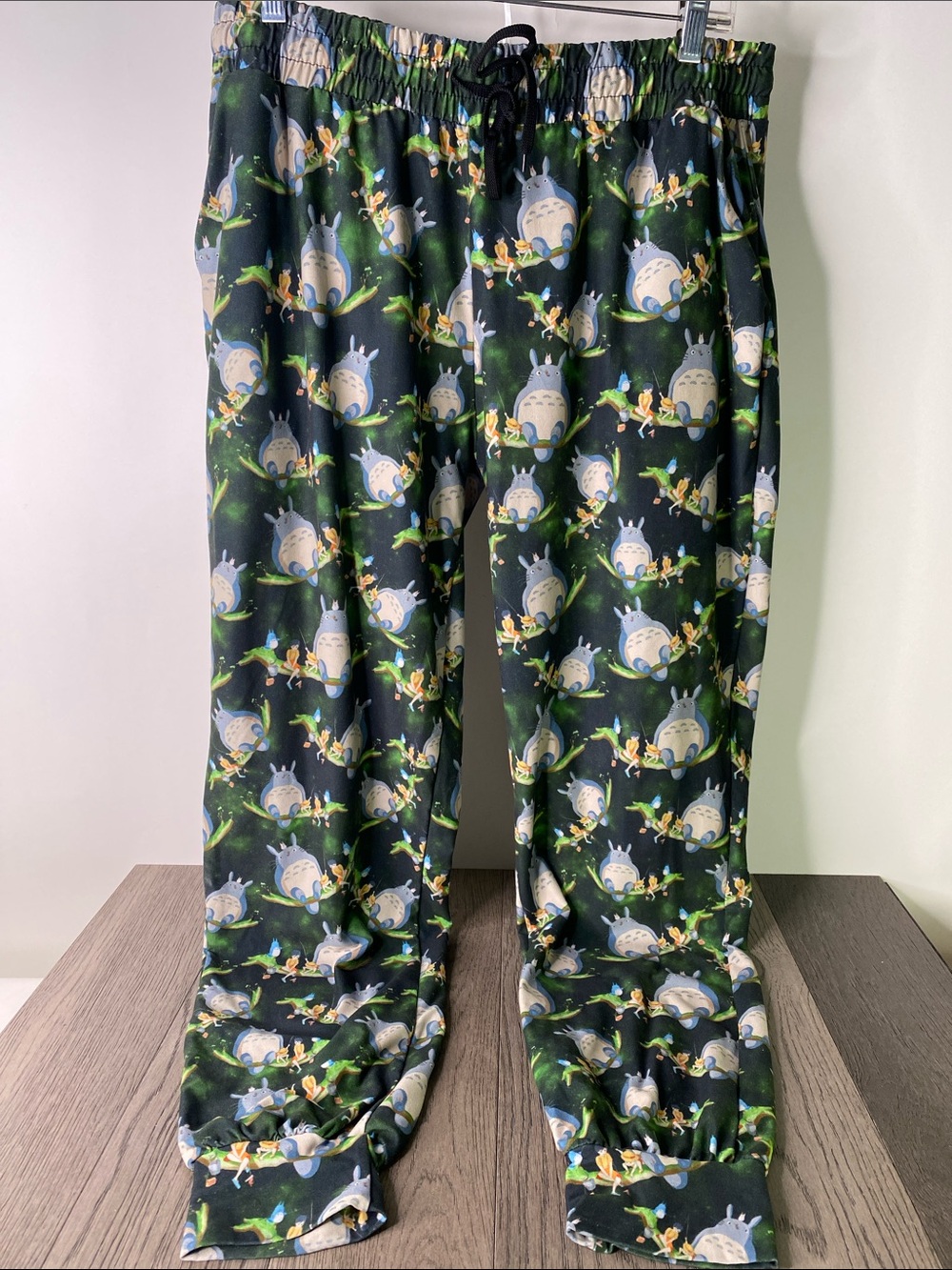 Totoro Print Green Lounge Leggings - Unbranded - Women’s Large - 1477